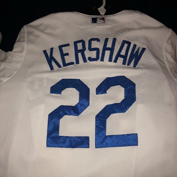 Authentic Majestic Dodgers Jersey- Kershaw - Picture 2 of 2